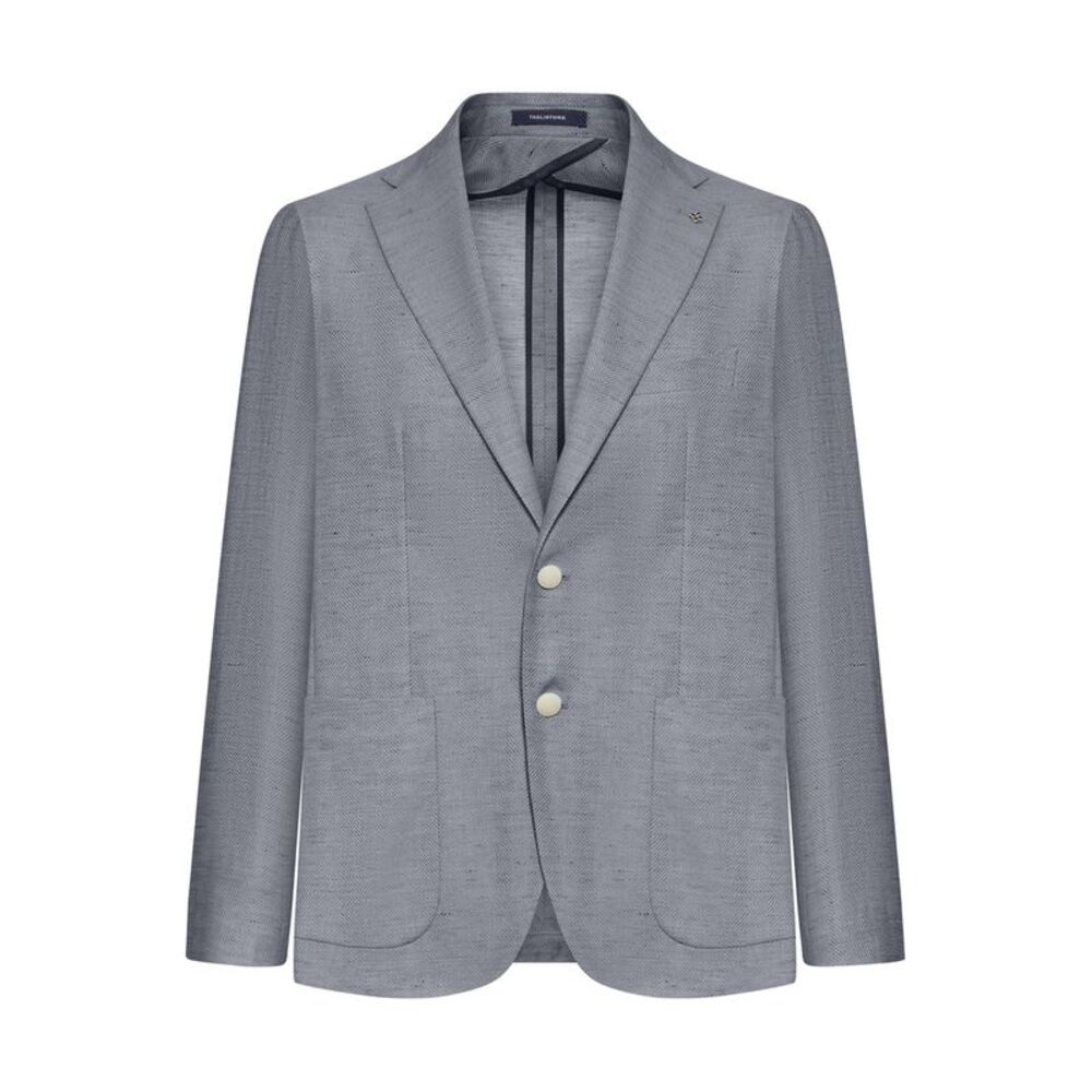 Tagliatore Men Montecarlo Tailored Linen Jacket